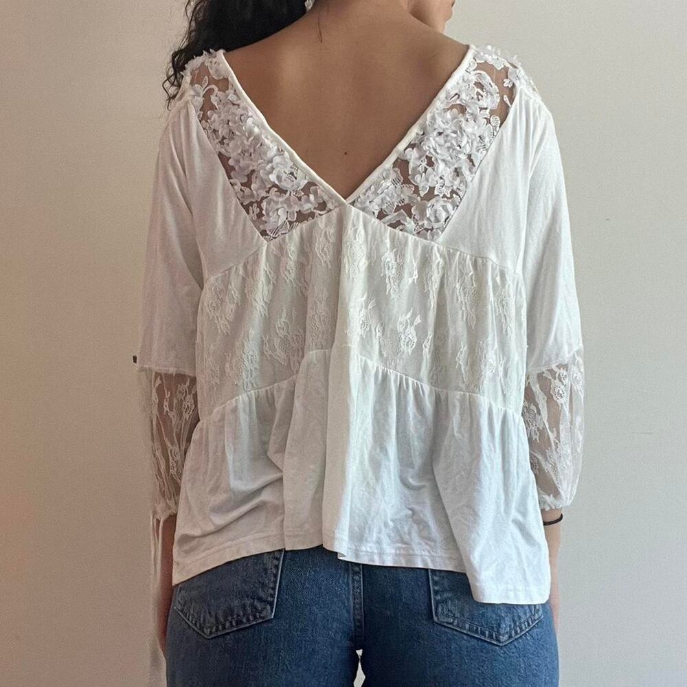 White boho blouse - Picture 4 of 5